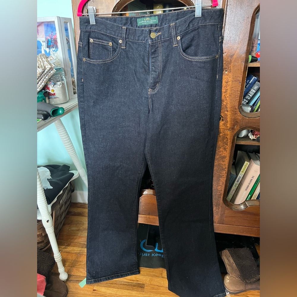 Lauren Jeans Co. Ralph Lauren Petite Women's Denim Boot Cut Jeans Size 12